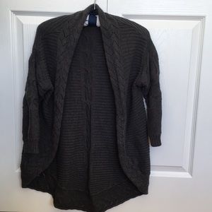 Rubbish gray cardigan. Size small.